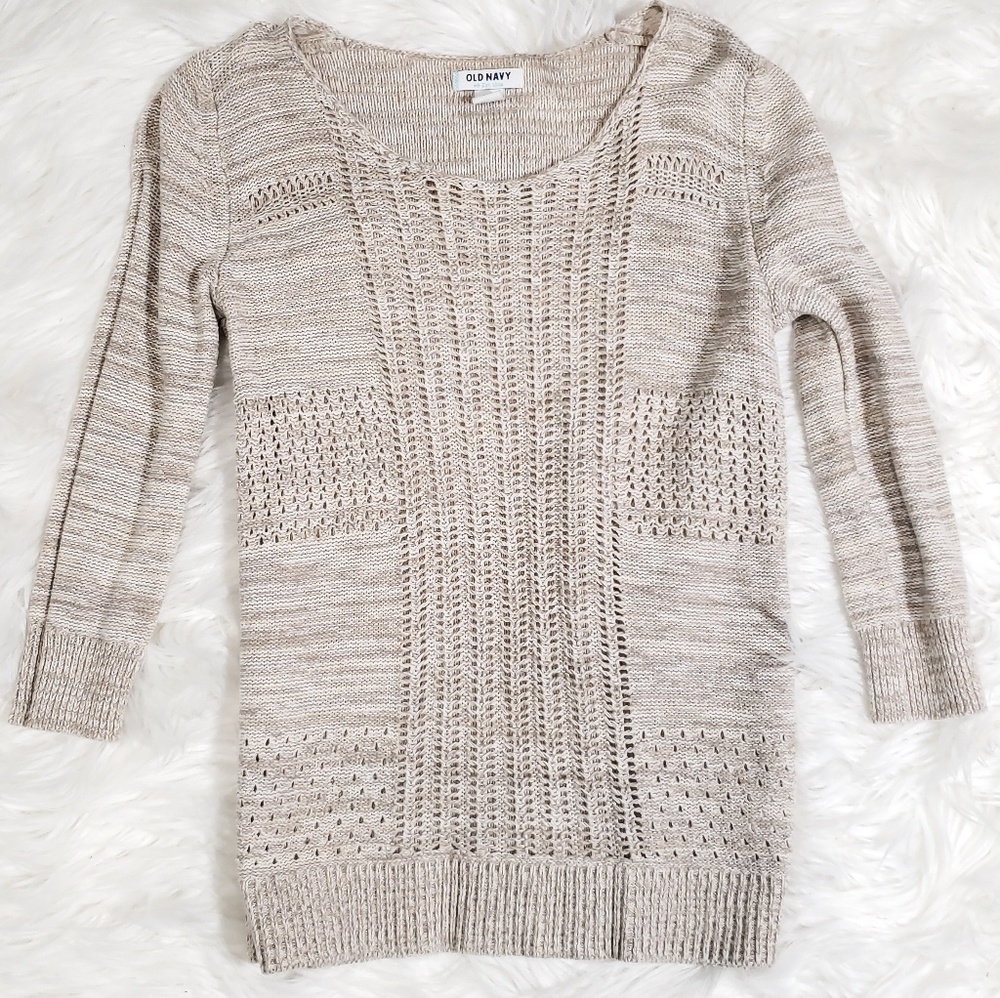 3/$10 Tan sweater